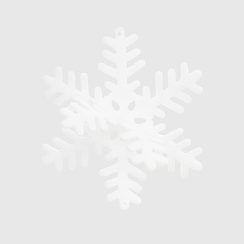 Фото Підвіска Сніжинки XD52804 Різнокольоровий (2002014439577)(NY)