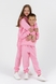 Костюм худі+штани дитячий Dinomin DM2401 140 см Рожевий (2000990557995D) Фото 3 з 22