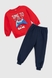 Костюм (світшот+штани) для хлопчика Pitiki 682 110 см Червоний (2000990047083W) Фото 1 з 11