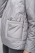 Куртка жіноча Visdeer 2385 56 Сірий (2000989401049D) Фото 9 з 15