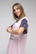 Нічна сорочка жіноча PinkSecret 4318 3XL Пудровий (2000989411635A) Фото 2 з 11