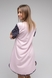 Нічна сорочка жіноча PinkSecret 4318 5XL Пудровий (2000989411659A) Фото 4 з 11