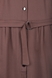 Сукня однотонна жіноча 795 48 Коричневий (2000989535744D) Фото 18 з 19