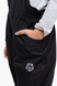 Штани на шлейках для дівчинки H-11 128 см Чорний (2000989625933W) Фото 6 з 14