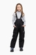 Штани на шлейках для дівчинки H-11 128 см Чорний (2000989625933W) Фото 1 з 14