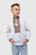Рубашка вышиванка для мальчика КОЗАЧЕК ТИМОФИЙ 164 см Коричневый (2000990029621D) Фото 1 из 21