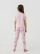 Піжама для дівчинки Mini Moon 7032 146-152 см Рожевий (2000990500342A) Фото 5 з 21