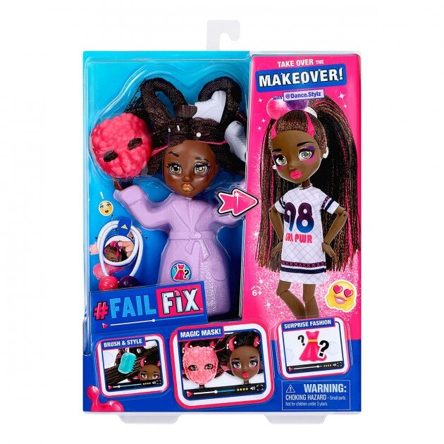 Фото Игровой набор с куклой FAILFIX серии "TOTAL Makeover" - ТАНЦОВЩИЦА (6900006553514)