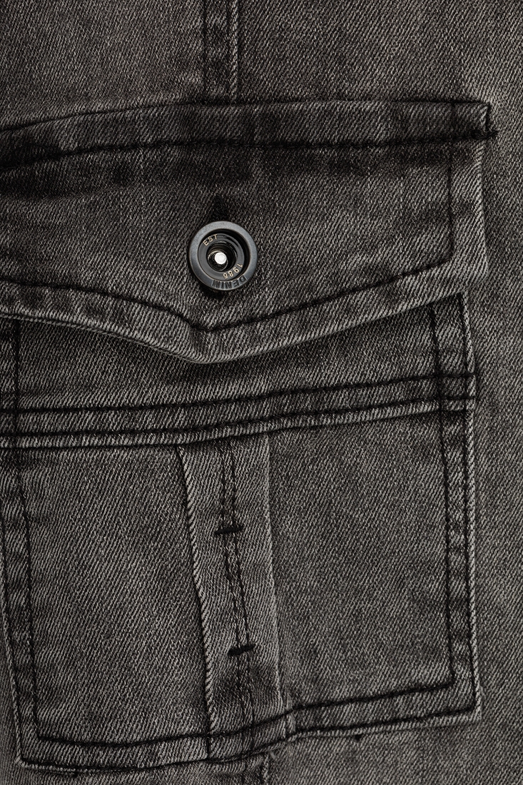 Фото Капрі джинсові для хлопчика MOYABERLA 0027 146 см Темно-сірий (2000990333322S)