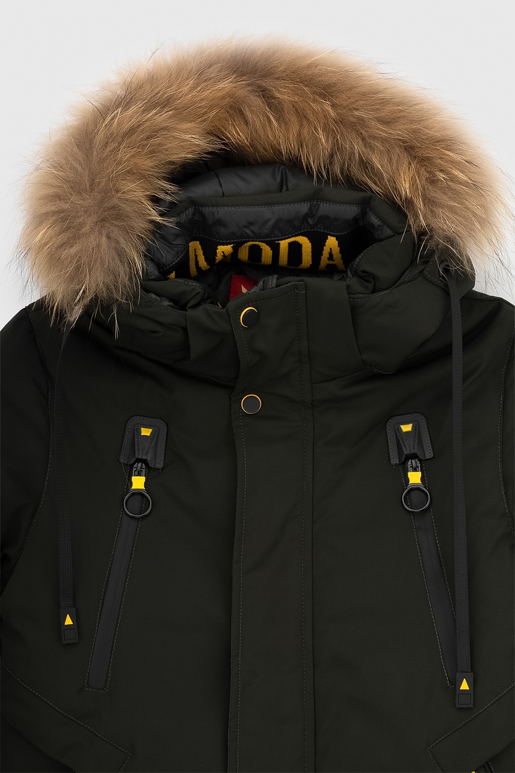 Фото Куртка зимова для хлопчика A939 152 см Хакі (2000989607717W)