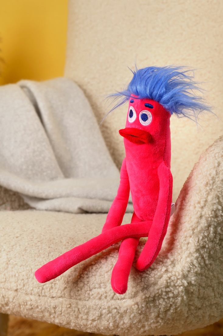 Фото М'яка іграшка сосиска 40 см K6001 Рожевий (2000989511915)