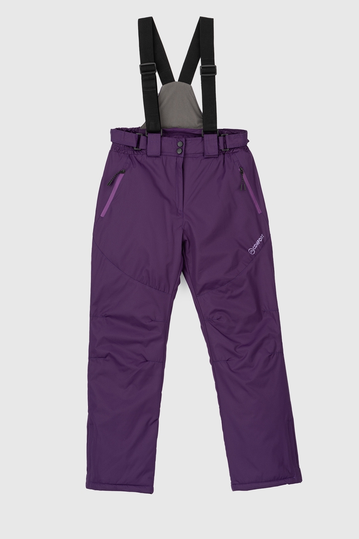 Фото Штани на шлейках для дівчинки A-30 164 см Фіолетовий (2000989626770W)