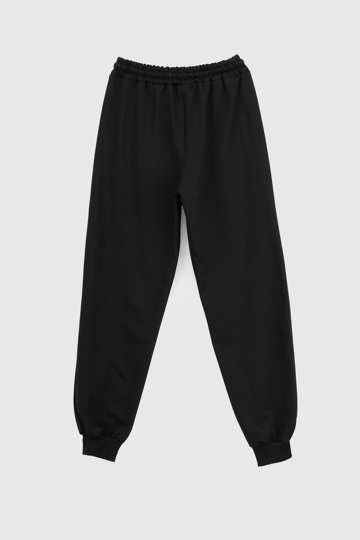 Фото Спортивні штани з принтом для хлопчика Pitiki 29431 182 см Чорний (2000990045850D)