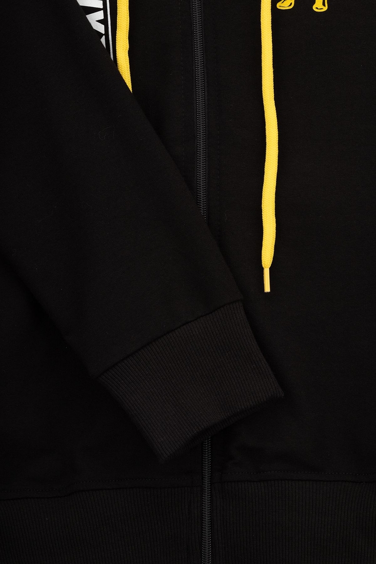 Фото Спортивный костюм для мальчика (кофта, штаны) AZN 826 128 см Черно-желтый (2000989968641D)