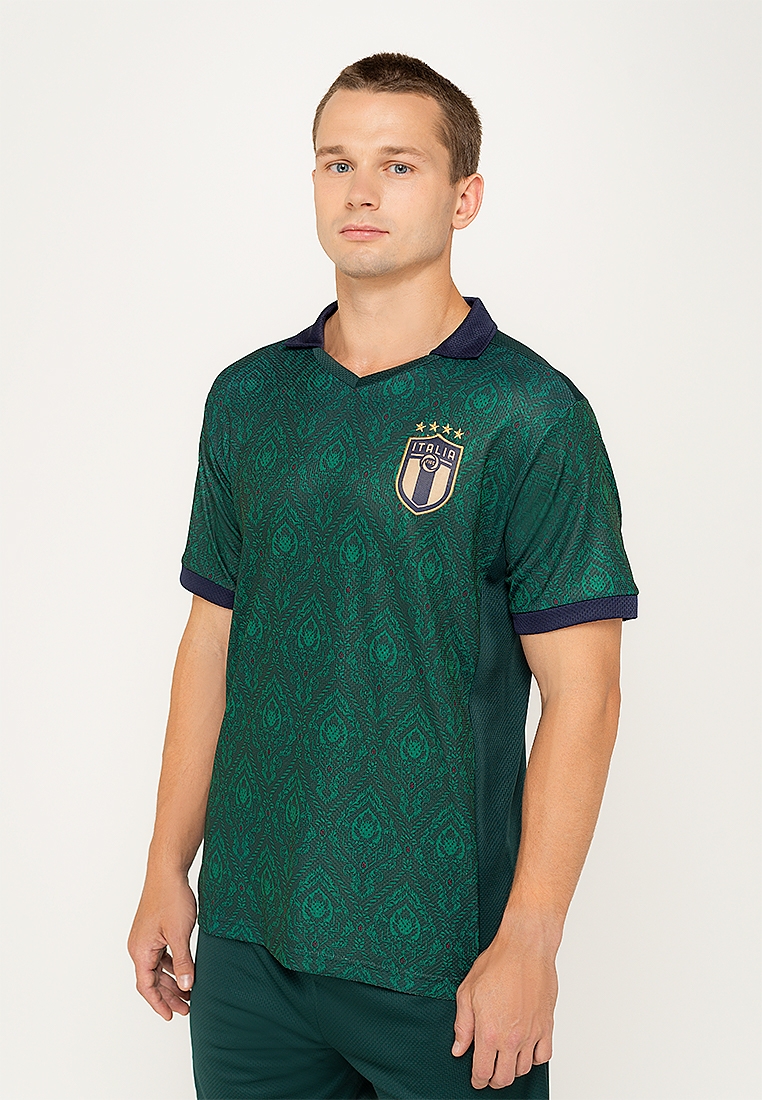 Фото Футбольна форма футболка+шорти ITALIA M Зелений (2000904328321A)