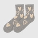 Шкарпетки для дівчинки V&T ШДК144-024 Сердечка 22-24 Сірий (2000990201843A) Фото 3 з 7