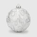 Новорічна куля Dashuri 10 см Білий (2000990125620)(NY) Фото 2 з 3