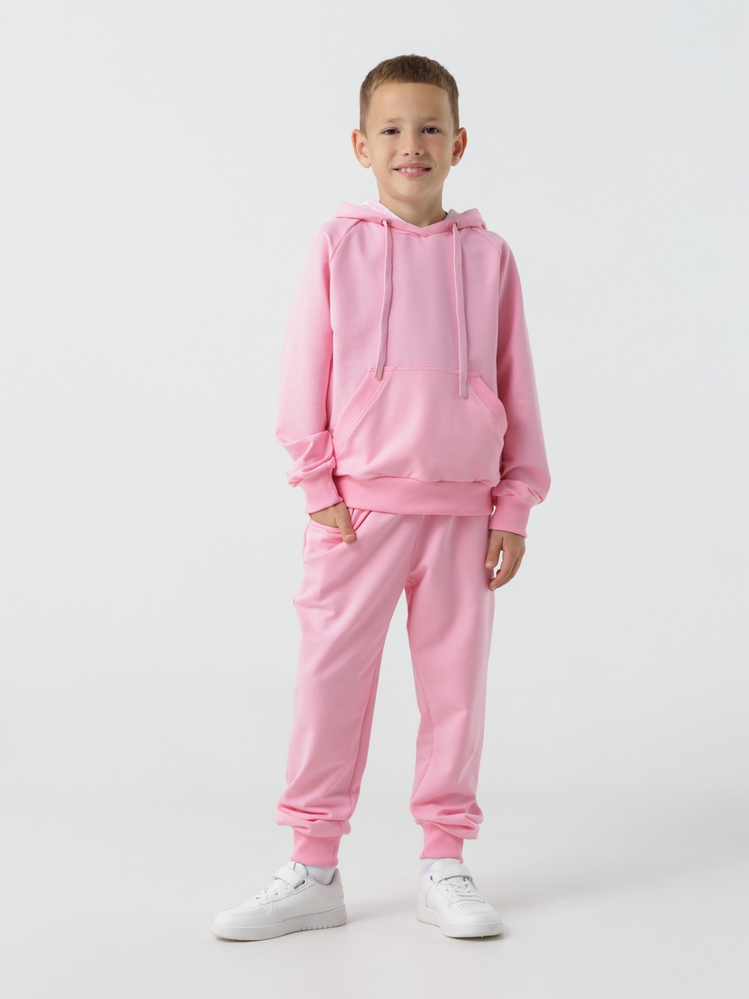 Фото Костюм худі+штани дитячий Dinomin DM2401 140 см Рожевий (2000990557995D)