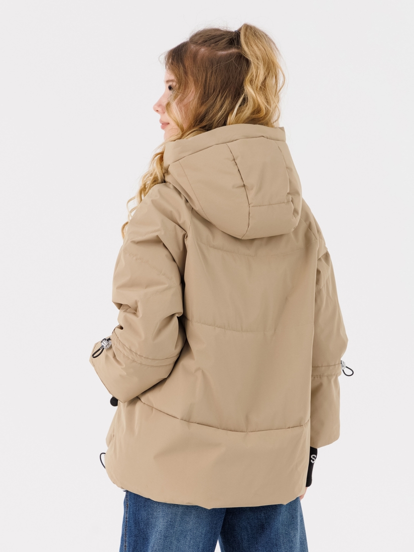 Фото Куртка для девочки BM-225 164 см Бежевый (2000990260246D)