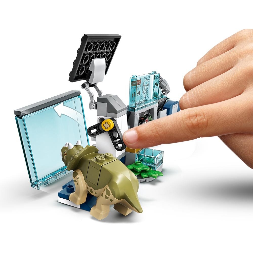 Фото Конструктор LEGO Jurassic World Jurassic World Лабораторія доктора Ву: втеча малюка динозавра (75939)