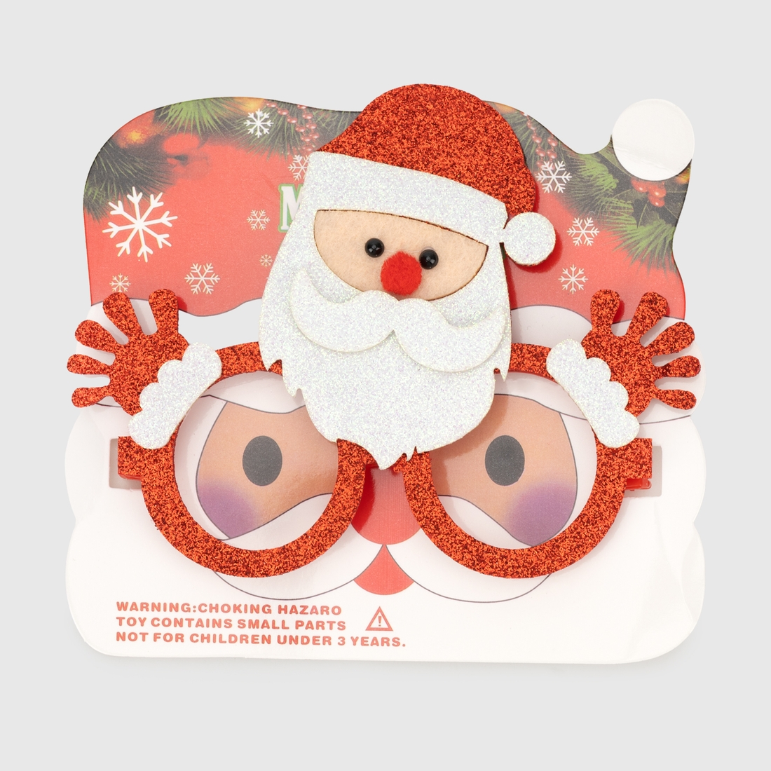 Фото Новогодние очки "Дед Мороз" HH5244 Разноцветный (2002014417421)(NY)