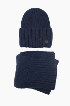 Набір шапка та шарф 4711-10 НАОМІ Синій (2000904708581)