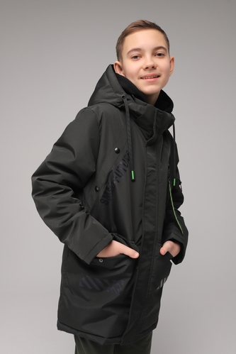 Фото Куртка для хлопчика демісезонна BM-301 164 см Хакі (2000989397250D)