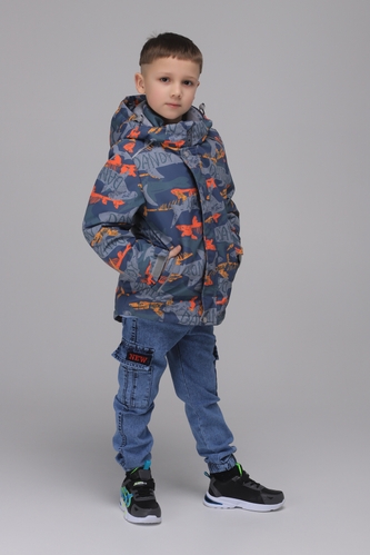 Фото Куртка для хлопчика Snowgenius D442-08 140 см Сірий (2000989393016)