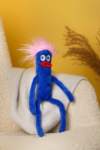 Фото М'яка іграшка сосиска 40 см K6001 Синій (2000989511939)