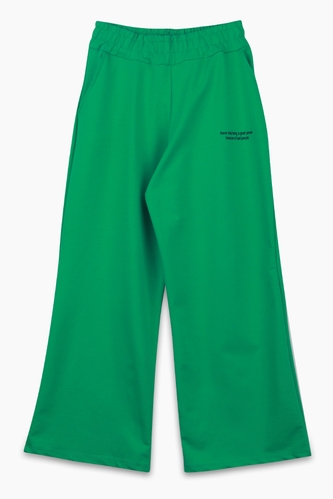 Фото Спортивні штани палаццо жіночі Poncik 21570 L Зелений (2000989496908D)