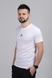 Фитнес футболка однотонная мужская Speed Life XF-1471 2XL Белый (2000989516903A) Фото 1 из 13
