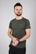 Фітнес футболка однотонна чоловіча Speed Life XF-1474 S Хакі (2000989517061A) Фото 3 з 15