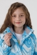 Куртка для дівчинки Snowgenius D639-08 140 см Блакитний (2000990235282D) Фото 5 з 15