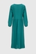 Сукня однотонна жіноча 605 48 Зелений (2000990349569D) Фото 9 з 11