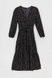 Сукня з візерунком жіноча 2332 S Чорний (2000989931317D) Фото 9 з 13