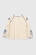 Сорочка з вишивкою для дівчинки Cuento 3032 116 см Бежевий (2000990264138A) Фото 11 з 15
