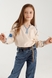 Сорочка з вишивкою для дівчинки Cuento 3032 134 см Бежевий (2000990264169A) Фото 7 з 15