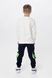 Спортивні штани для хлопчика манжет з принтом Hees 2035 140 см Темно-синій (2000990162007W) Фото 5 з 12