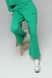 Спортивні штани палаццо жіночі Poncik 21570 L Зелений (2000989496908D) Фото 4 з 14