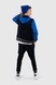 Спортивний костюм для хлопчика S&D XD023 кофта + штани 134 см Електрік (2000989958024D) Фото 2 з 22