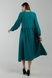 Сукня однотонна жіноча 605 54 Зелений (2000990349590D) Фото 6 з 11