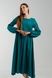 Сукня однотонна жіноча 605 54 Зелений (2000990349590D) Фото 2 з 11