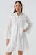 Платье однотонное женское W23-36 2XL Белый (2000990349224S) Фото 1 из 12