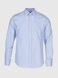 Рубашка классическая с узором мужская Nacar 17025 4XL Бело-голубой (2000990414762D) Фото 1 из 5