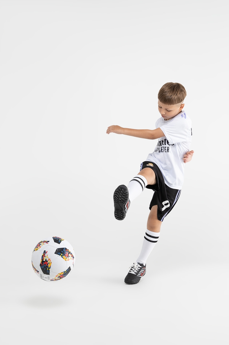 Фото Футбольна форма для хлопчика BLD РЕАЛ МАДРИД BENZEMA 146 см Білий (2000989681144A)