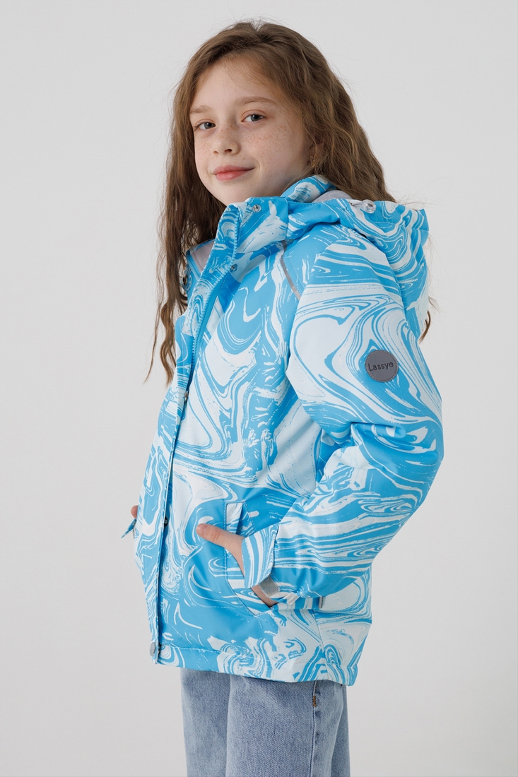 Фото Куртка для дівчинки Snowgenius D639-08 140 см Блакитний (2000990235282D)
