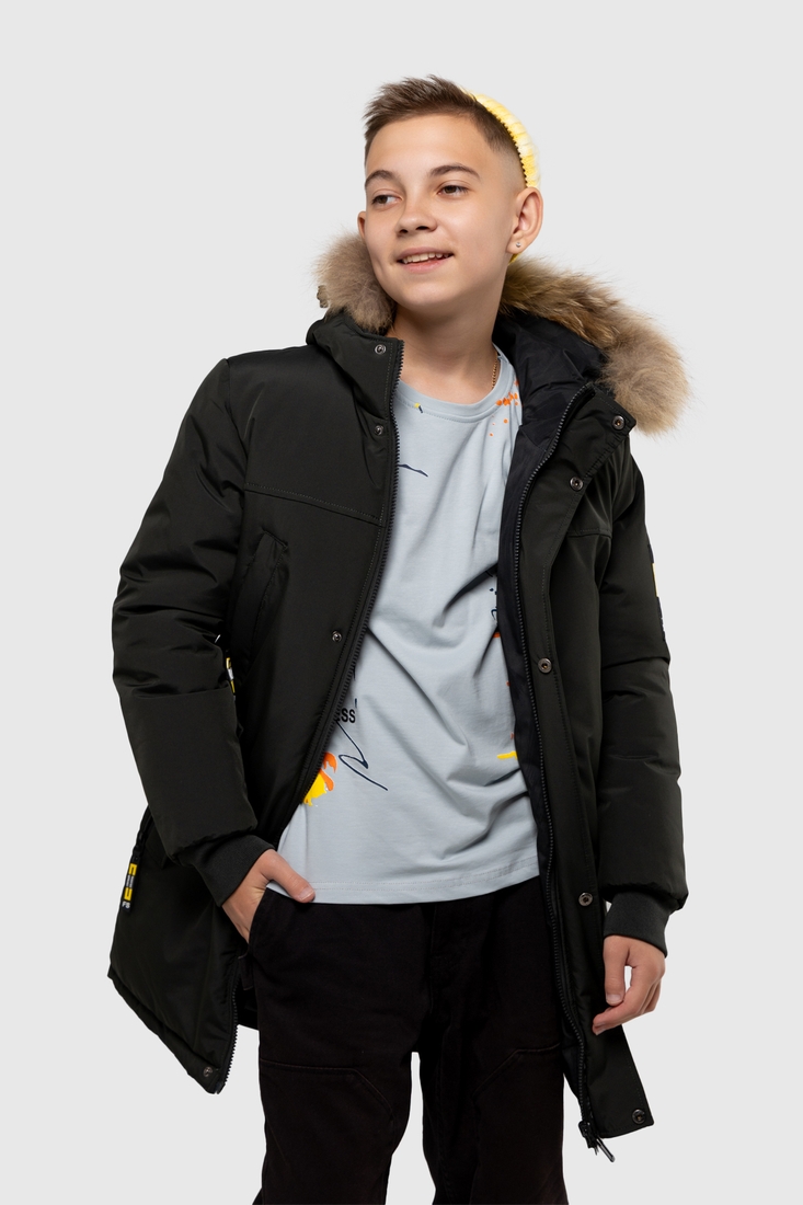 Фото Куртка зимова для хлопчика MY725 134 см Хакі (2000989608073W)