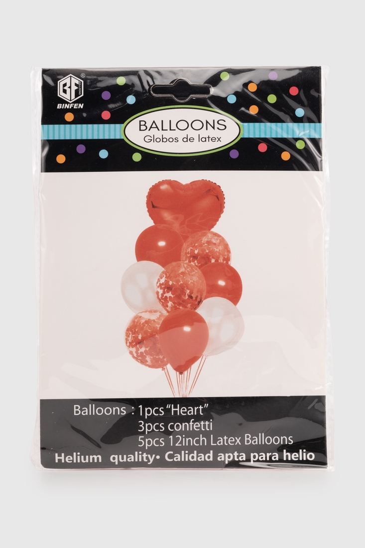 Фото Набір повітряних кульок BINFENQIQIU BF5715 Червоний (2000990384812)