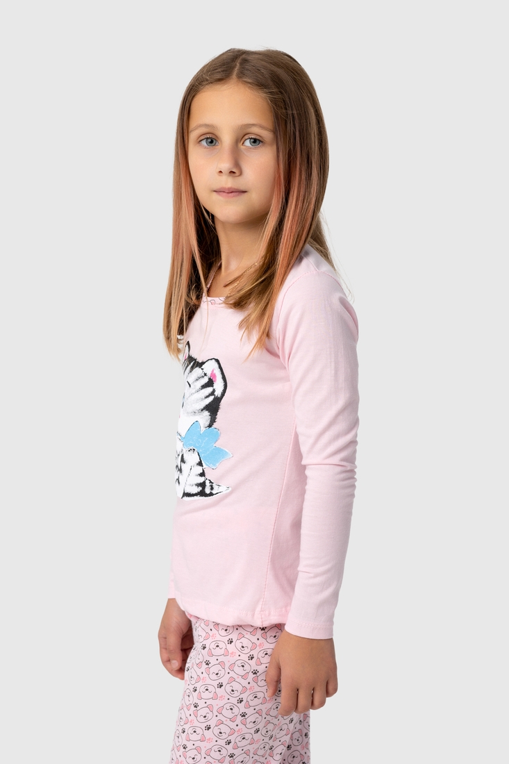 Фото Піжама для дівчинки Cotton more 42026 4-5 роки Рожевий (2000990041500A)
