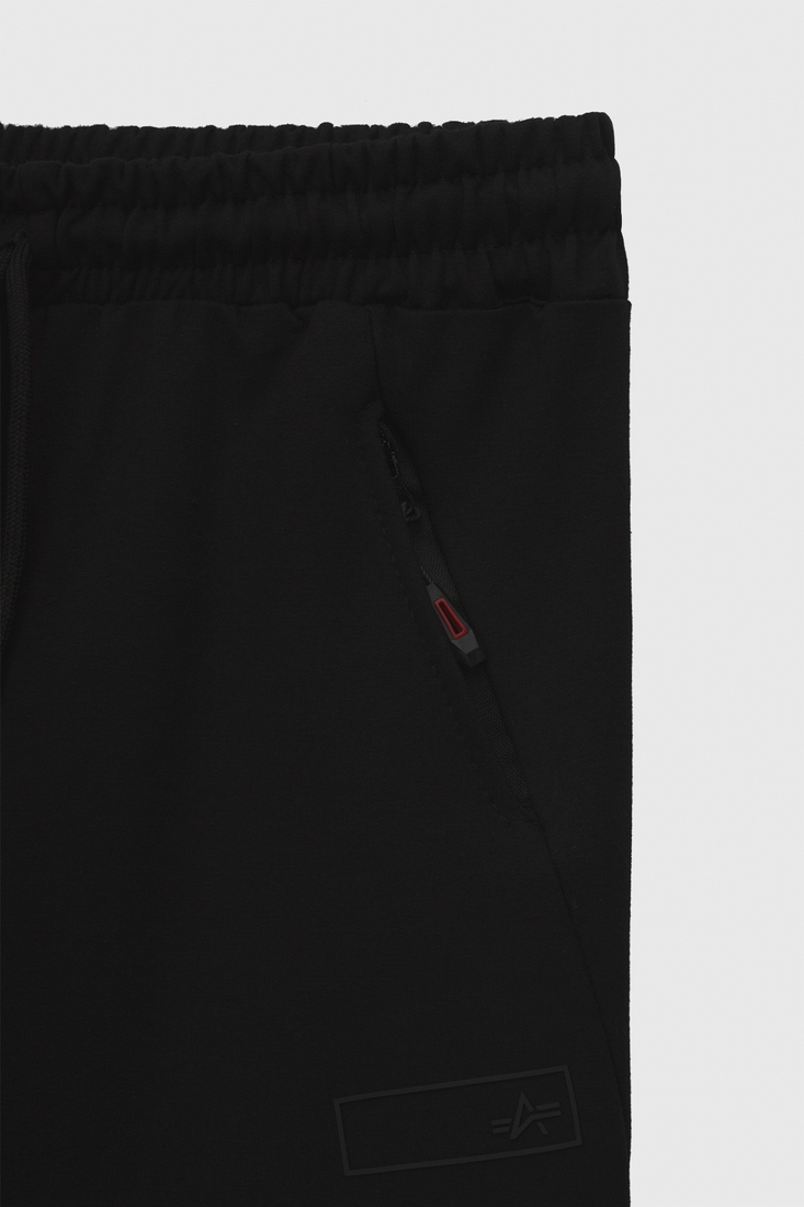 Фото Спортивні штани однотонні для хлопчика Atescan 2004 176 см Чорний (2000990540515D)